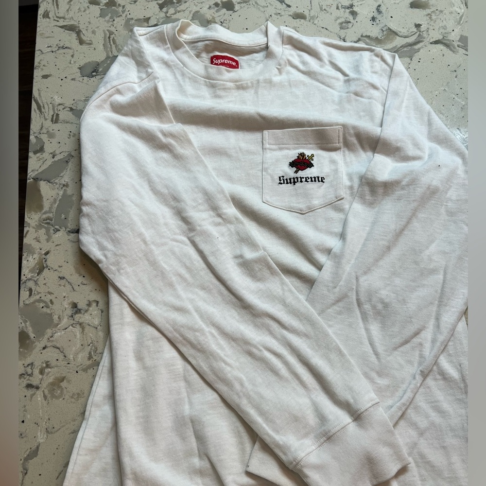 Supreme Long Sleeve Pocket Tee